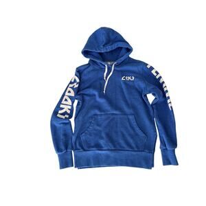 Crooks & Castles Women's Blue Split Hem Hoodie